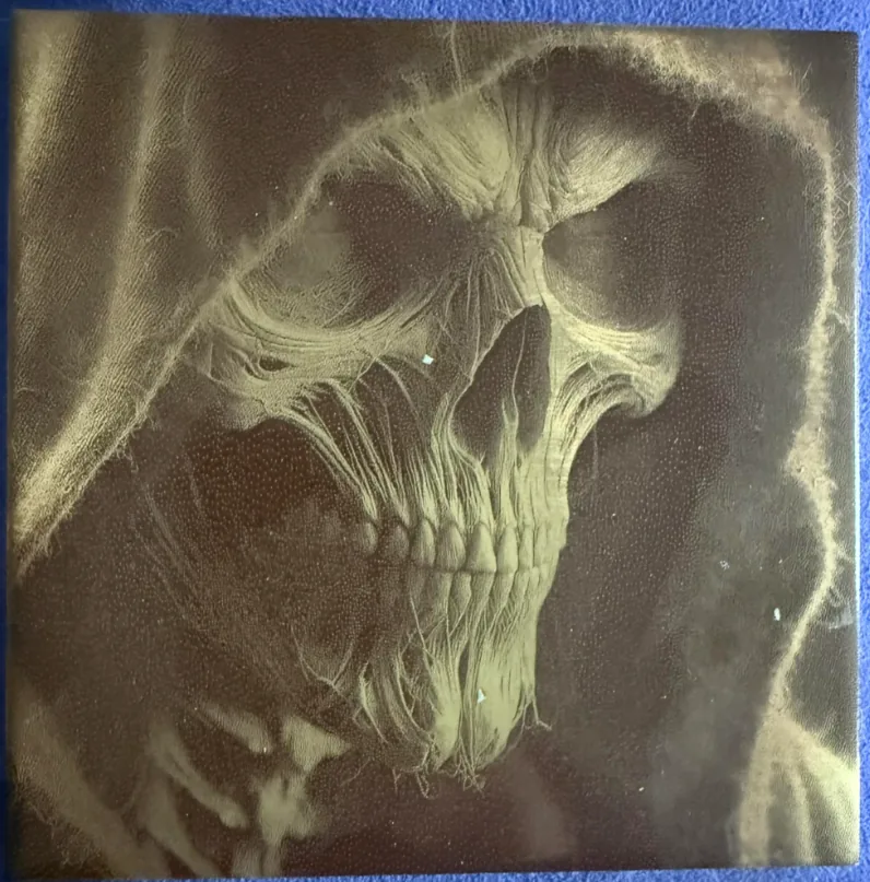 Laser engraving by Kovács György, made with DithX